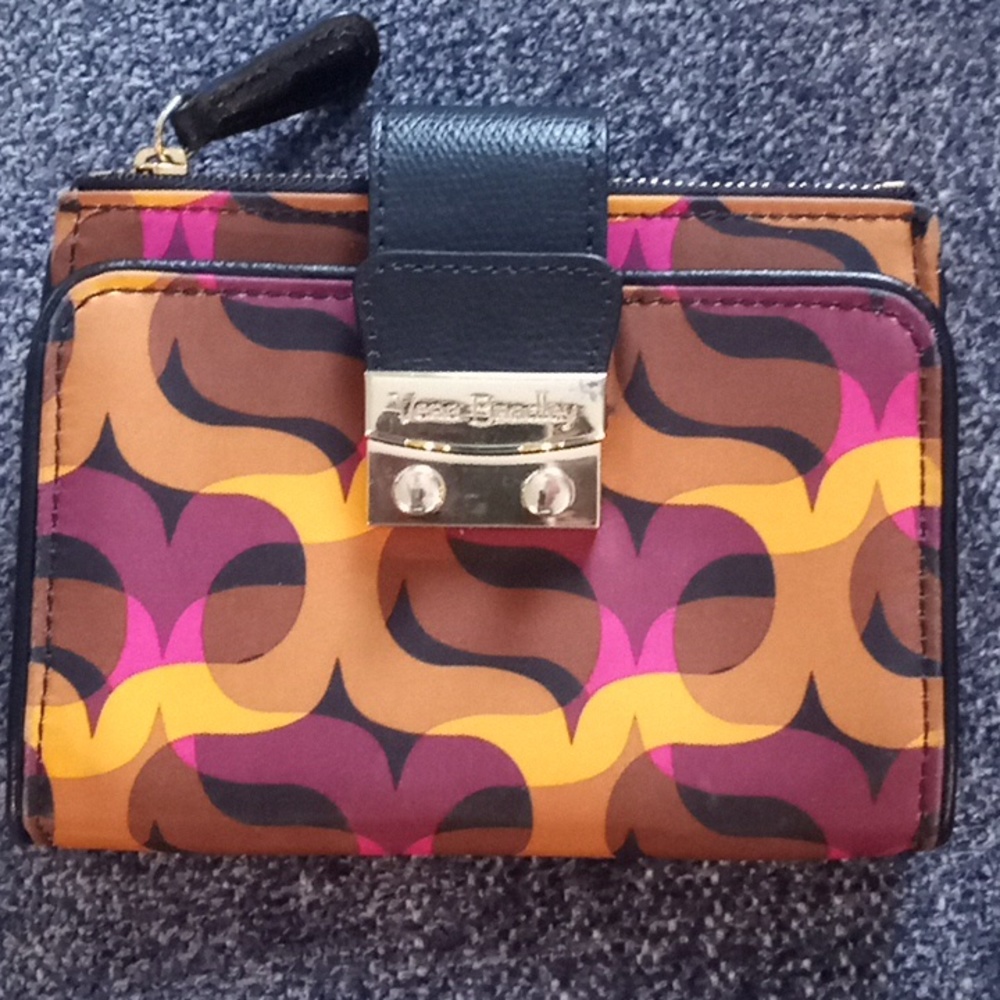 Vera Bradley Pushlock wallet, Modern Lights Pattern, new, never used. Be…
